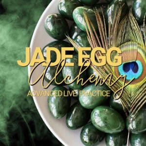 Jade Egg Alchemy The Art of Transforming Pleasure into Power An 8-week LIVE, advanced jade egg experience for women ready to spiral deeper into sensation, awaken their erotic intelligence, and embody the luminous force of their feminine.